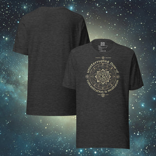 Dhyana dark grey heather Unisex t-shirt