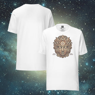Dhyana Beyond the Mask white Unisex t-shirt