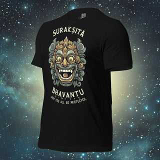 Be Protected black Unisex t-shirt