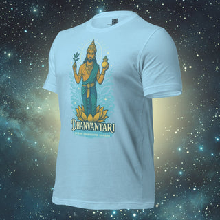 Dhanvantari ocean blue Unisex t-shirt