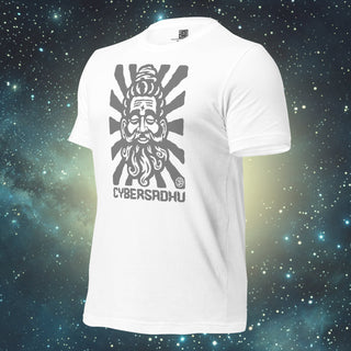 Cybersadhu Logo white Unisex t-shirt