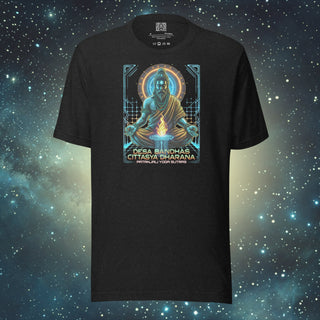 Dharana Trataka black heather Unisex t-shirt