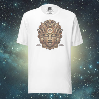 Dhyana Beyond the Mask white Unisex t-shirt