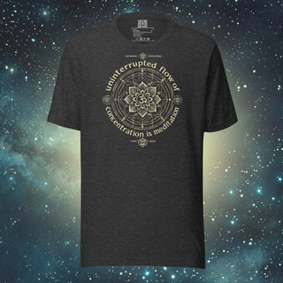 Dhyana dark grey heather Unisex t-shirt