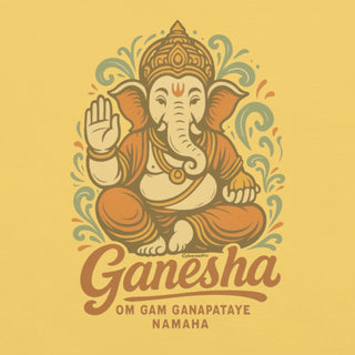 Ganesha yellow Unisex t-shirt