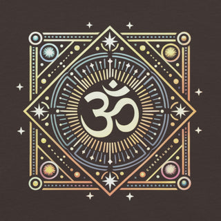 OM brown Unisex t-shirt