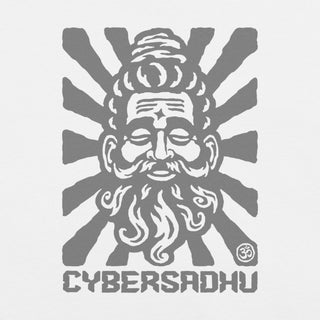 Cybersadhu Logo white Unisex t-shirt