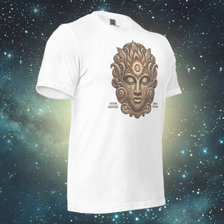 Dhyana Beyond the Mask white Unisex t-shirt