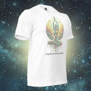 Essence of Yoga white Unisex t-shirt
