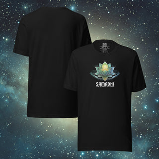 Samadhi Summit of Yoga black Unisex t-shirt