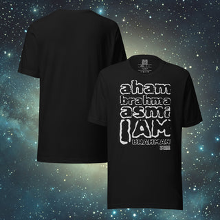 Aham Brahma Asmi black Unisex t-shirt