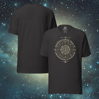 Dhyana dark grey Unisex t-shirt