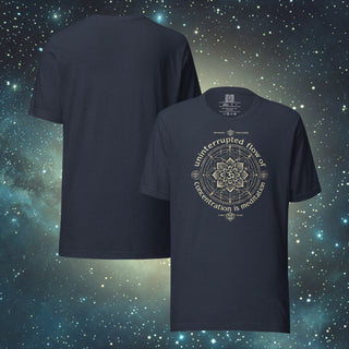 Dhyana heather navy Unisex t-shirt