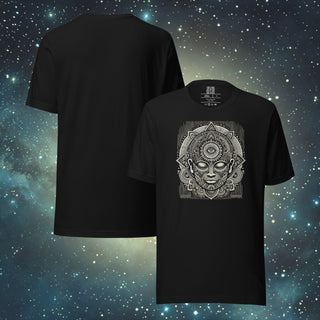 Dhyana Third Eye black Unisex t-shirt