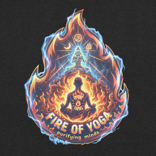 Fire of Yoga Unisex t-shirt