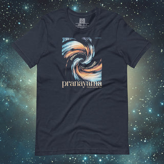 Pranayama heather navy Unisex t-shirt