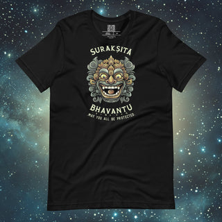 Be Protected black Unisex t-shirt