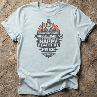 Happy Peaceful & Free Unisex t-shirt