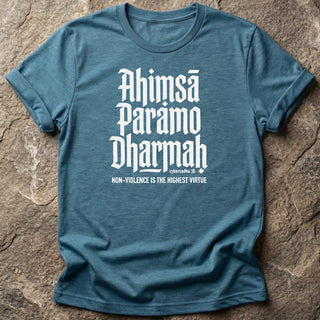 Ahimsa Dark Unisex t-shirt