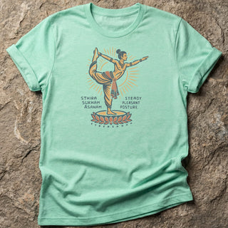 Sthira Sukham Unisex t-shirt