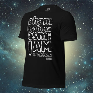Aham Brahma Asmi black Unisex t-shirt
