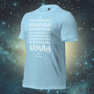 Dhanvantari Mantra ocean blue Unisex t-shirt