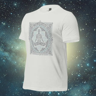 Asana silver Unisex t-shirt