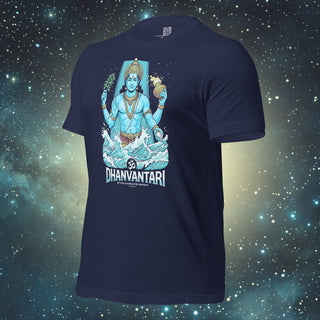 Dhanvantari navy Unisex t-shirt