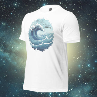 Only Water white Unisex t-shirt