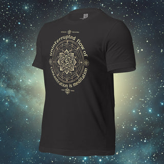 Dhyana dark grey Unisex t-shirt