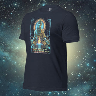 Dharana Trataka heather navy Unisex t-shirt