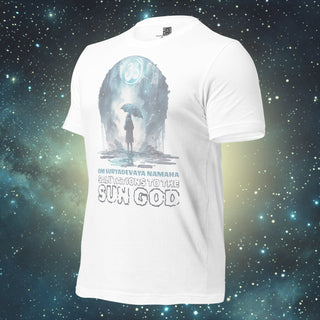 Sun God white Unisex t-shirt