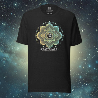 Pratyahara Mandala black heather Unisex t-shirt