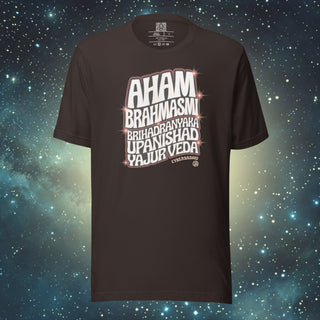Aham Brahmasmi brown Unisex t-shirt