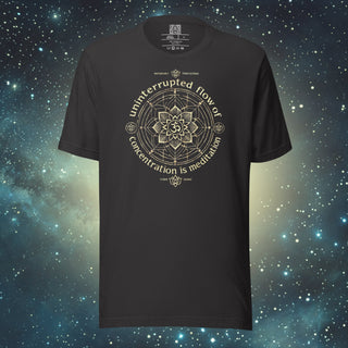 Dhyana dark grey Unisex t-shirt