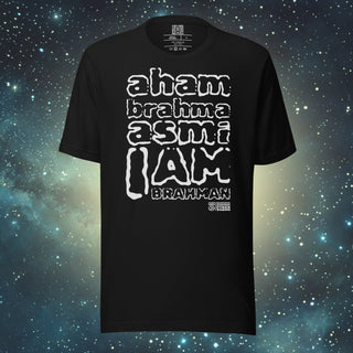 Aham Brahma Asmi black Unisex t-shirt