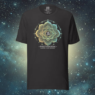 Pratyahara Mandala dark grey Unisex t-shirt