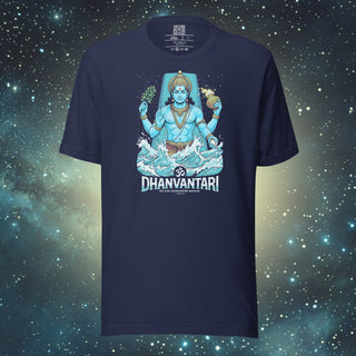 Dhanvantari navy Unisex t-shirt