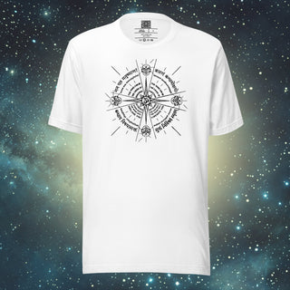 Shackles or Freedom white Unisex t-shirt