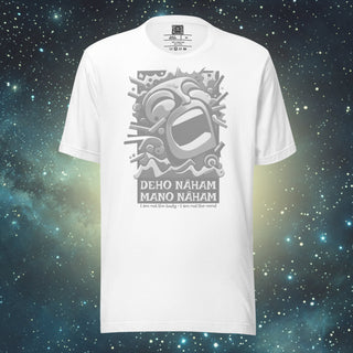 Not the Body white Unisex t-shirt