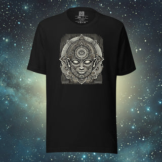 Dhyana Third Eye black Unisex t-shirt