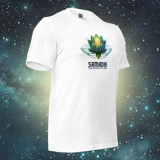 Samadhi Summit of Yoga white Unisex t-shirt