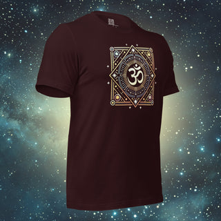 OM oxblood black Unisex t-shirt