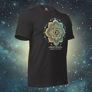 Pratyahara Mandala dark grey Unisex t-shirt