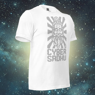 Cybersadhu Logo white Unisex t-shirt