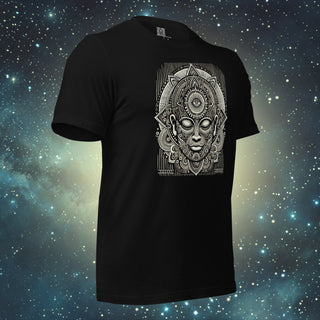 Dhyana Third Eye black Unisex t-shirt