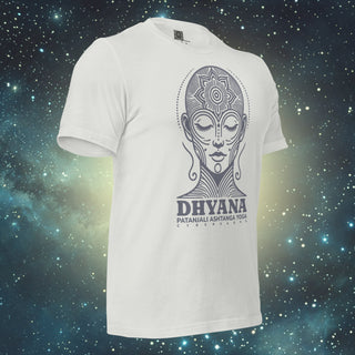 Dhyana Flow of Awareness silver Unisex t-shirt
