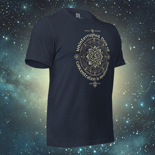 Dhyana heather navy Unisex t-shirt