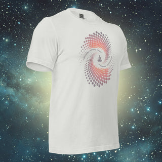 Pratyahara Turning Inward silver Unisex t-shirt