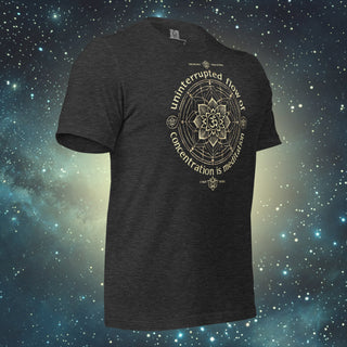 Dhyana dark grey heather Unisex t-shirt